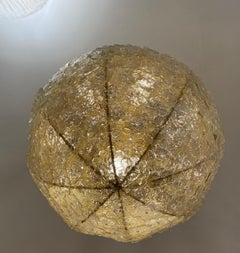 Murano Gold Flowers Basket Chandelier