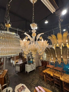 Murano Gold Venetian Style Chandelier