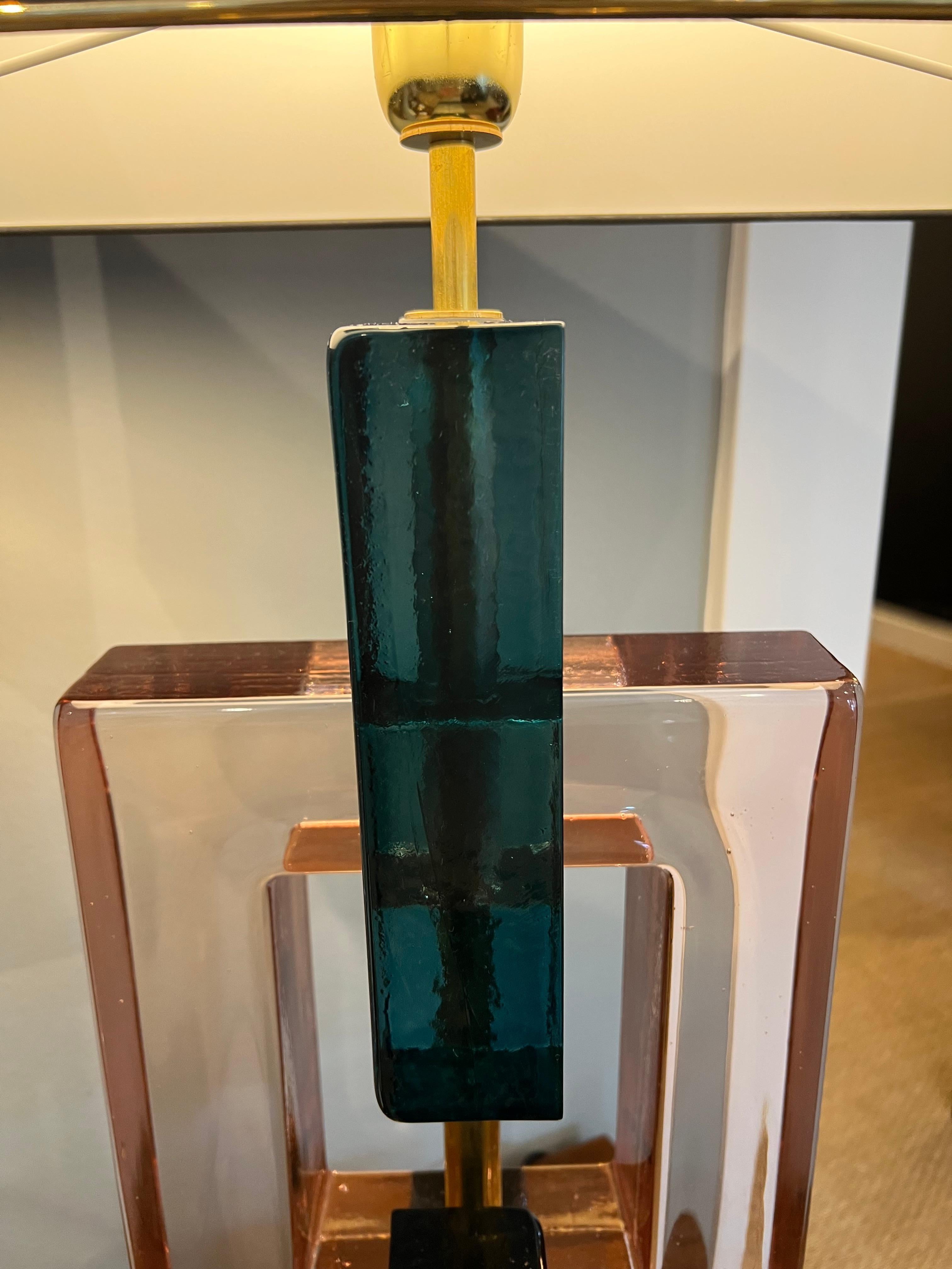 Murano Grand Table Lamps (Moderne der Mitte des Jahrhunderts) im Angebot