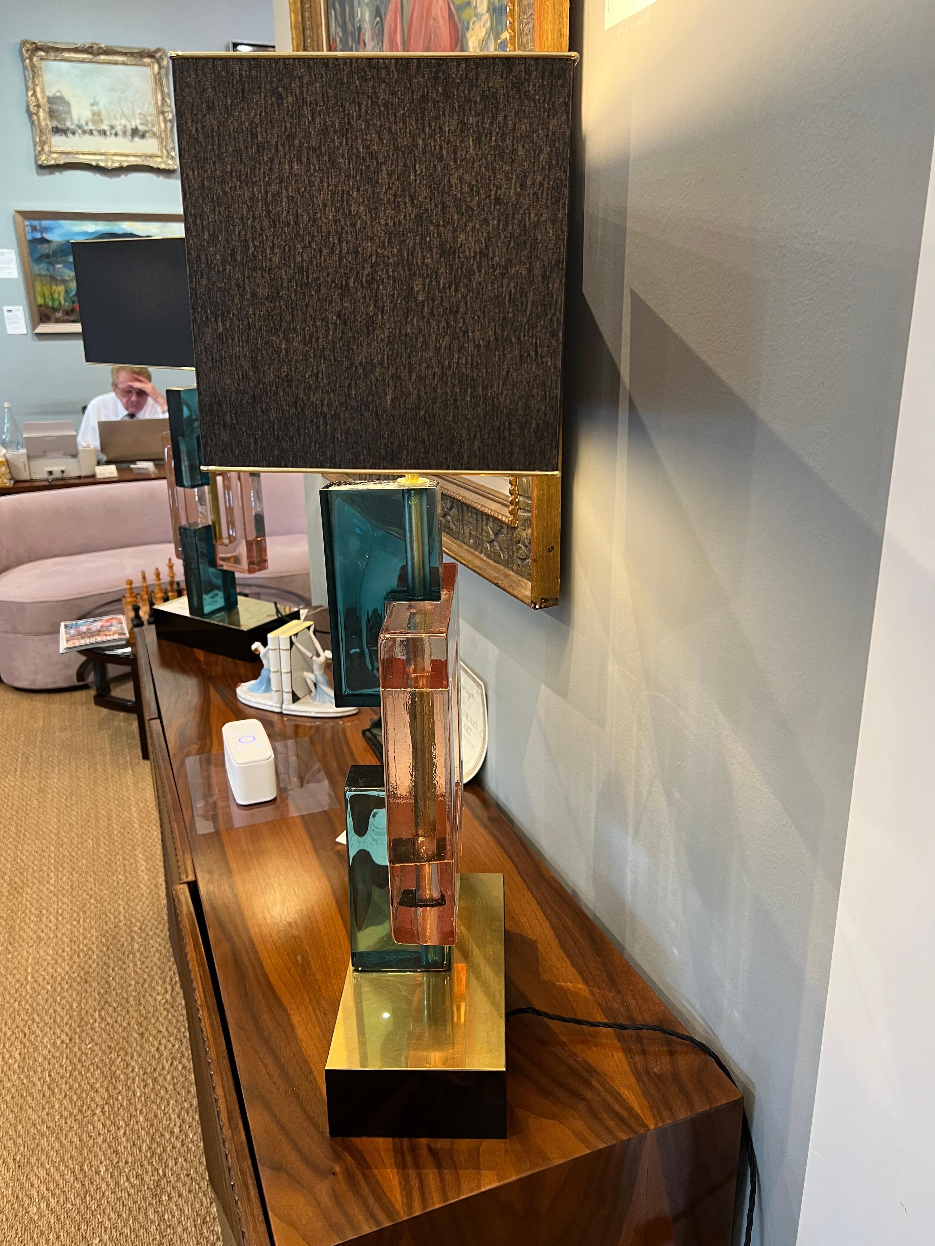 Murano Grand Table Lamps (Muranoglas) im Angebot