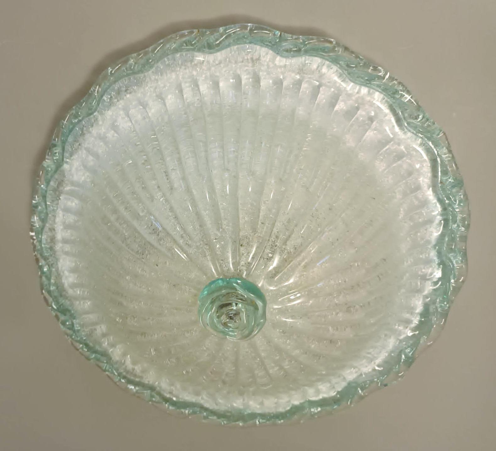 Italian Murano Graniglia Flush Mount