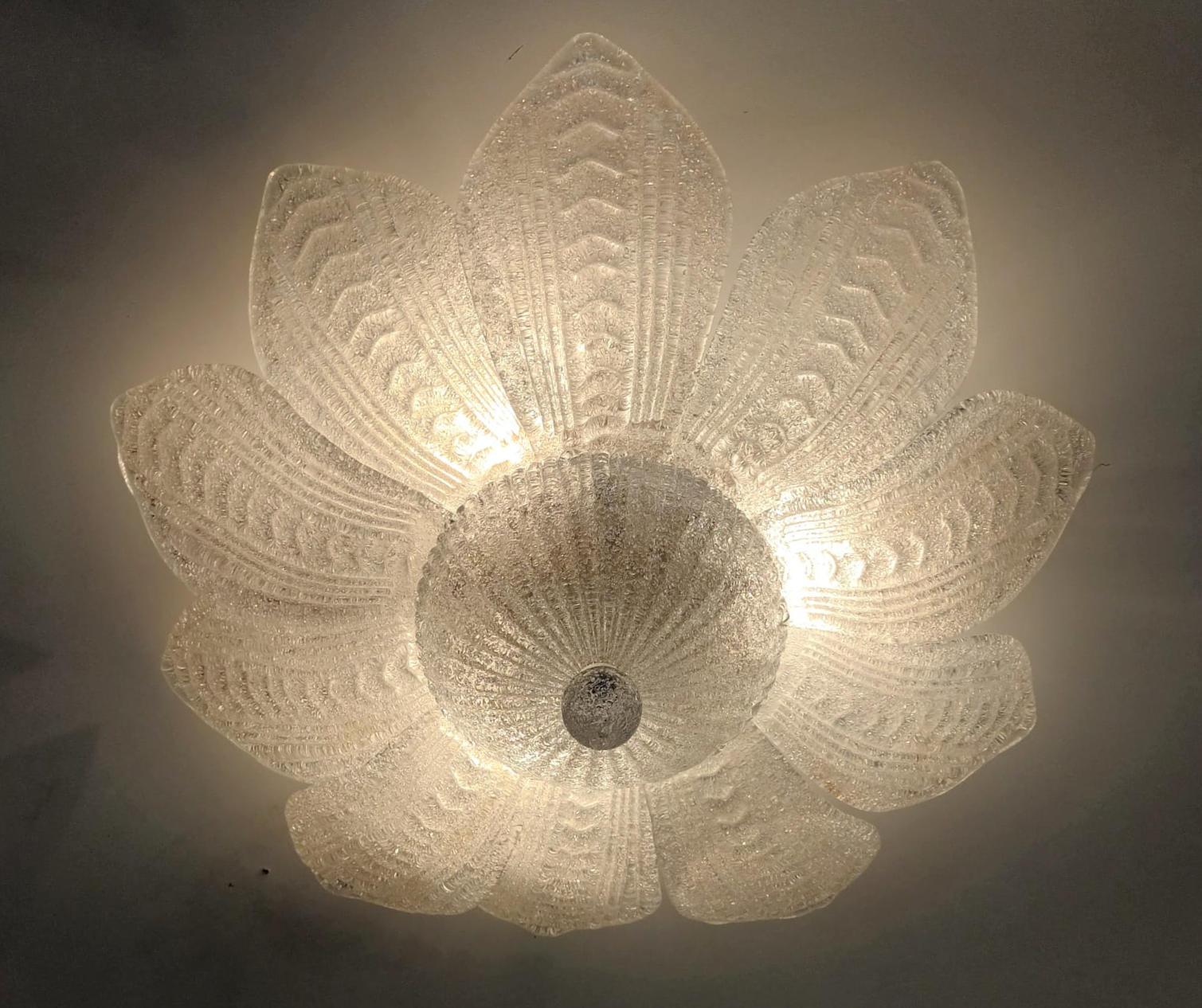 Murano Graniglia Flush Mount In Good Condition In Los Angeles, CA