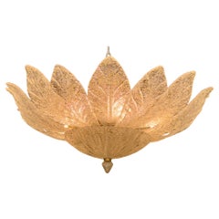 Murano Granola Glass Flush Mount Chandeliers