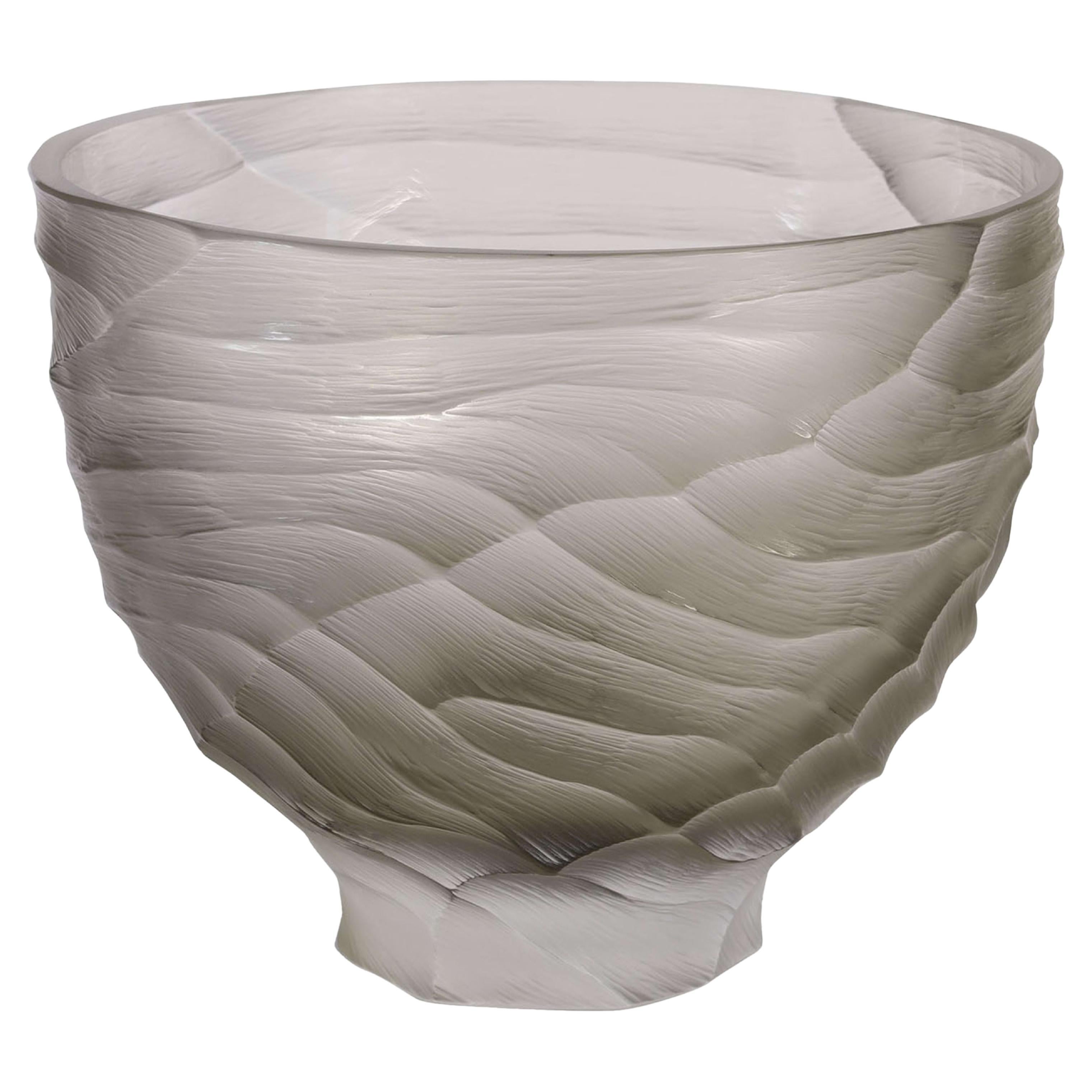 Graue Murano-Vase