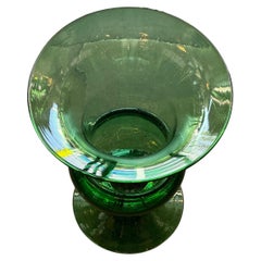 Murano Green Urn, Circa 1950's