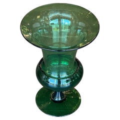 Murano Green Urn, Circa 1950's