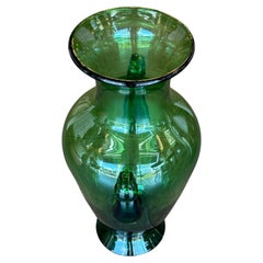 Murano Green Vase, Circa 1950's
