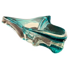 Murano hand-blown glass bowl 1970s