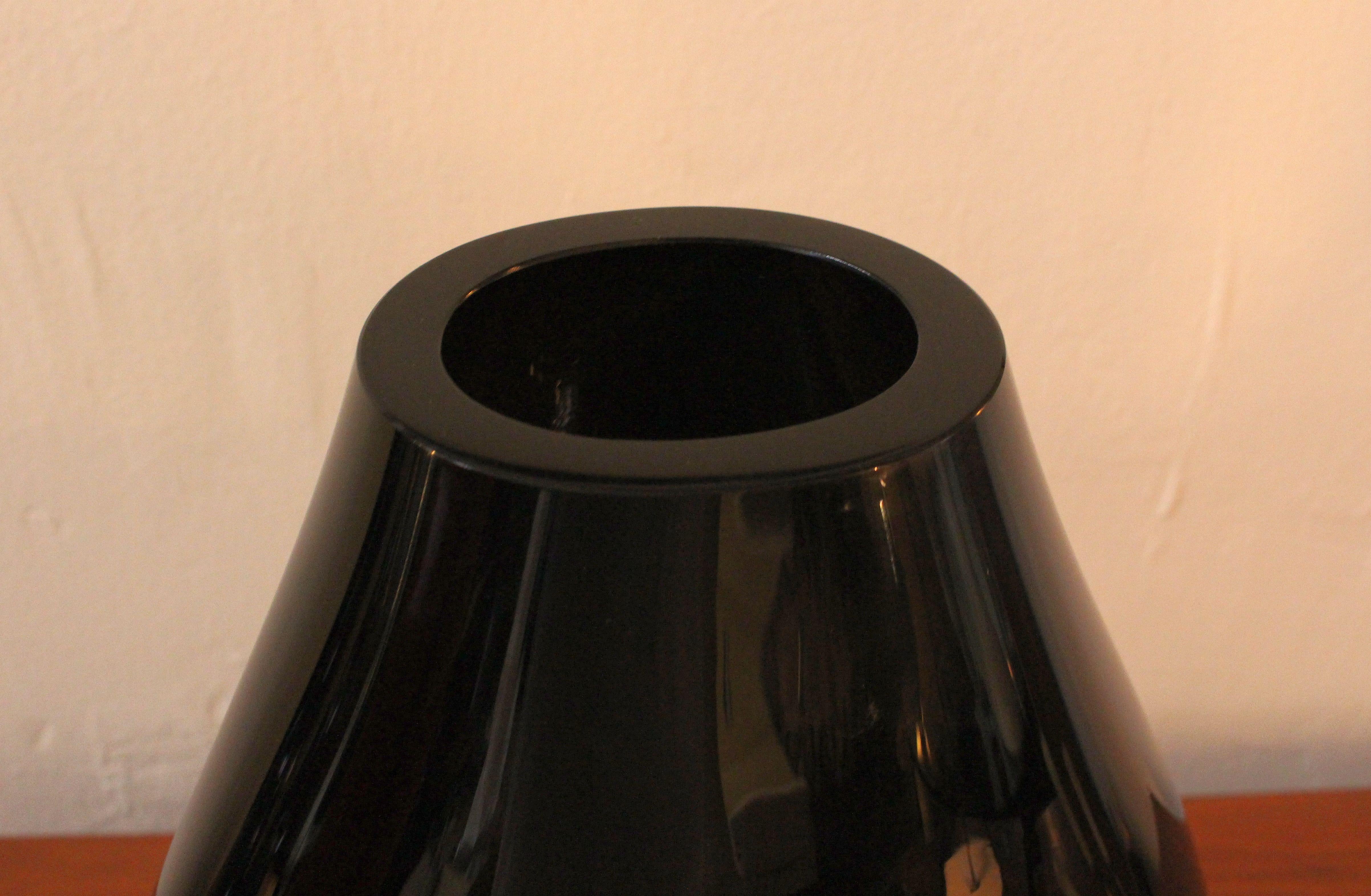 Mid-Century Modern Murano Hand Blown Glass Vase
