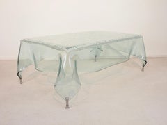Murano "Handkerchief" Hand Blown Glass Coffee Table