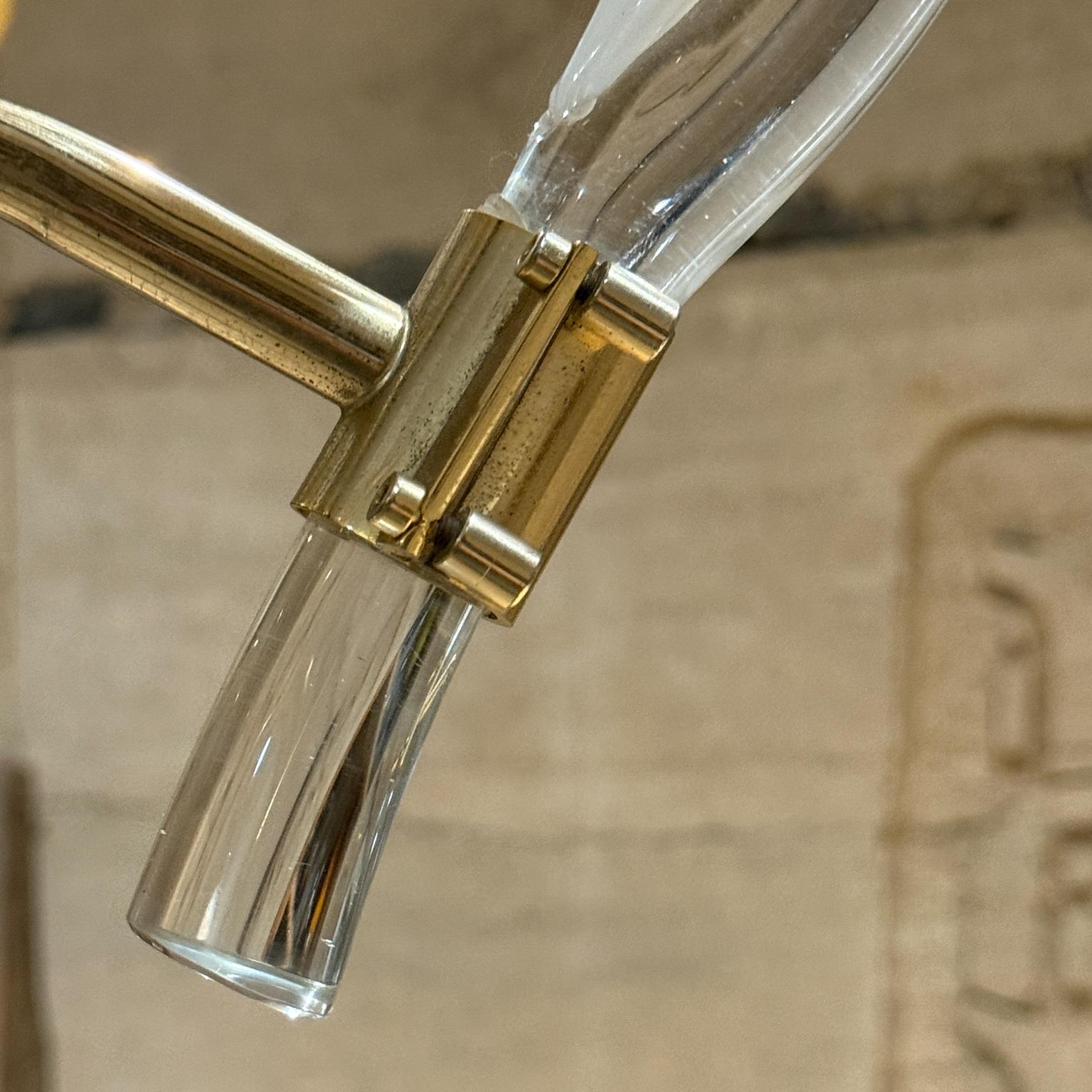Lampadario a sospensione di Murano a 5 bracci Seguso Franco Luce in vendita 4