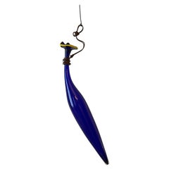 Murano Hanging Glass Bud Vase