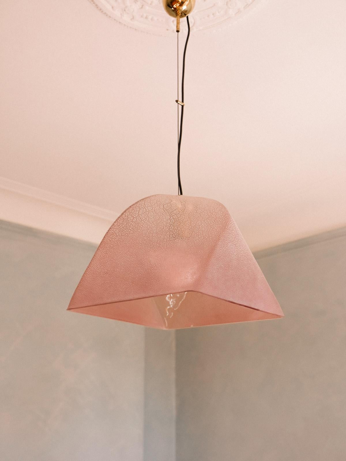 Mid-Century Modern Lampe suspendue de Murano, années 1960 par Alfredo Barbini, mi-siècle moderne, Italie en vente