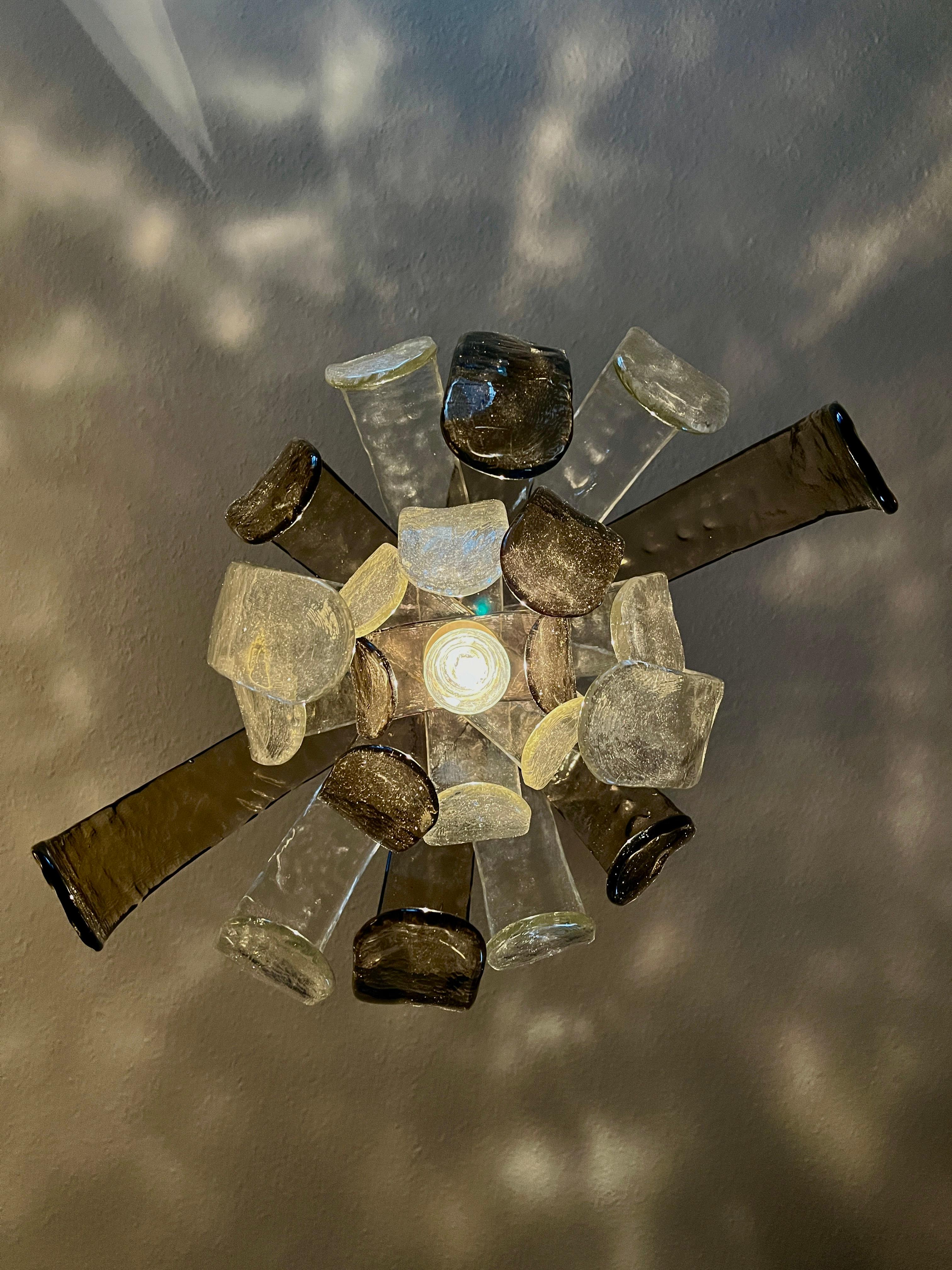 Lampada a sospensione di Murano 