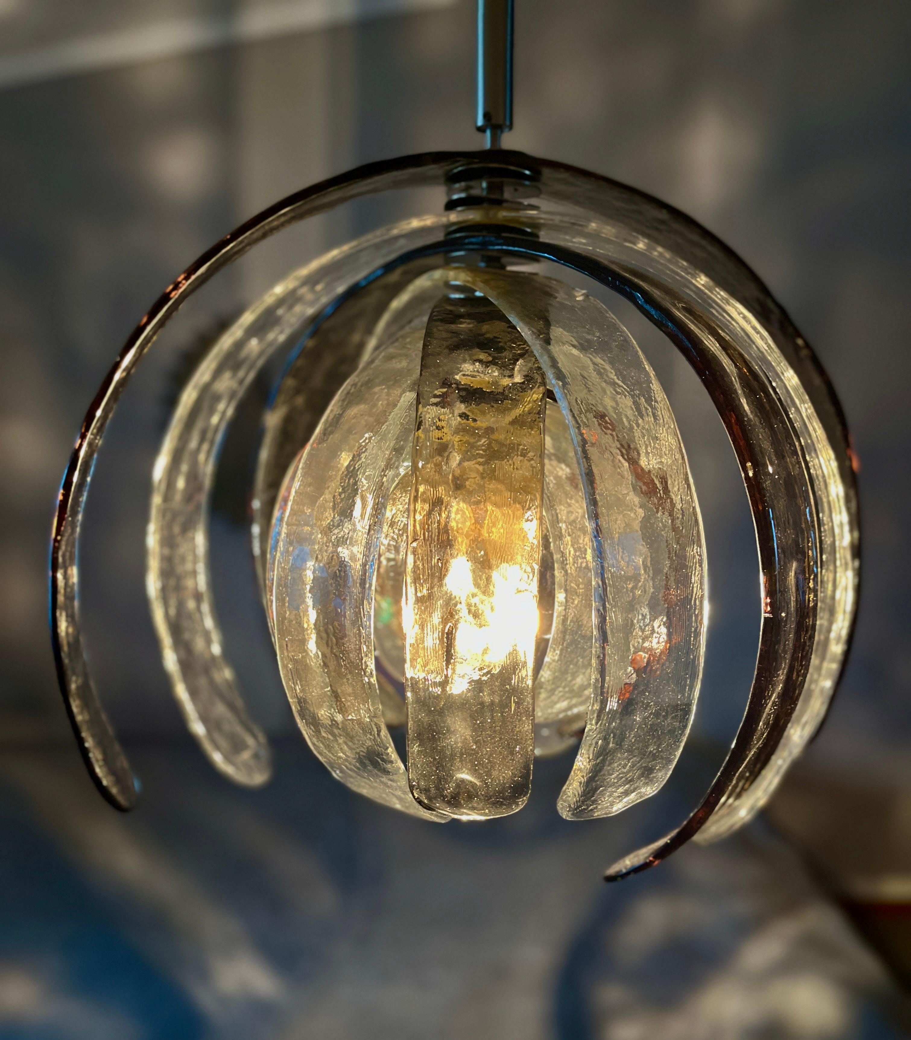 Lampada a sospensione di Murano 