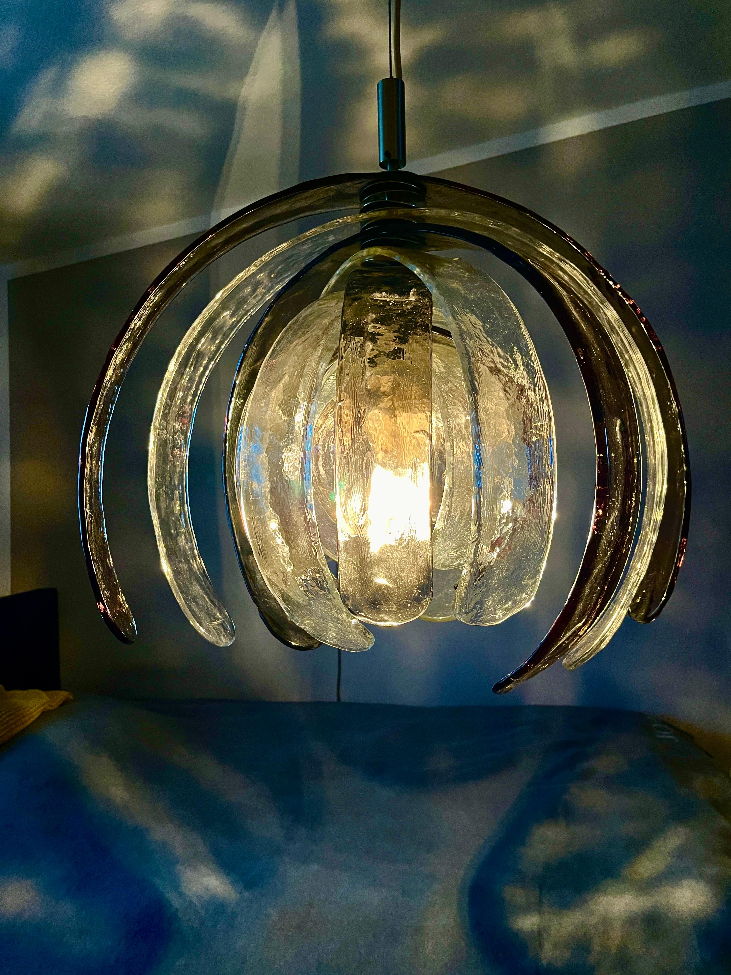 Lampada a sospensione di Murano 