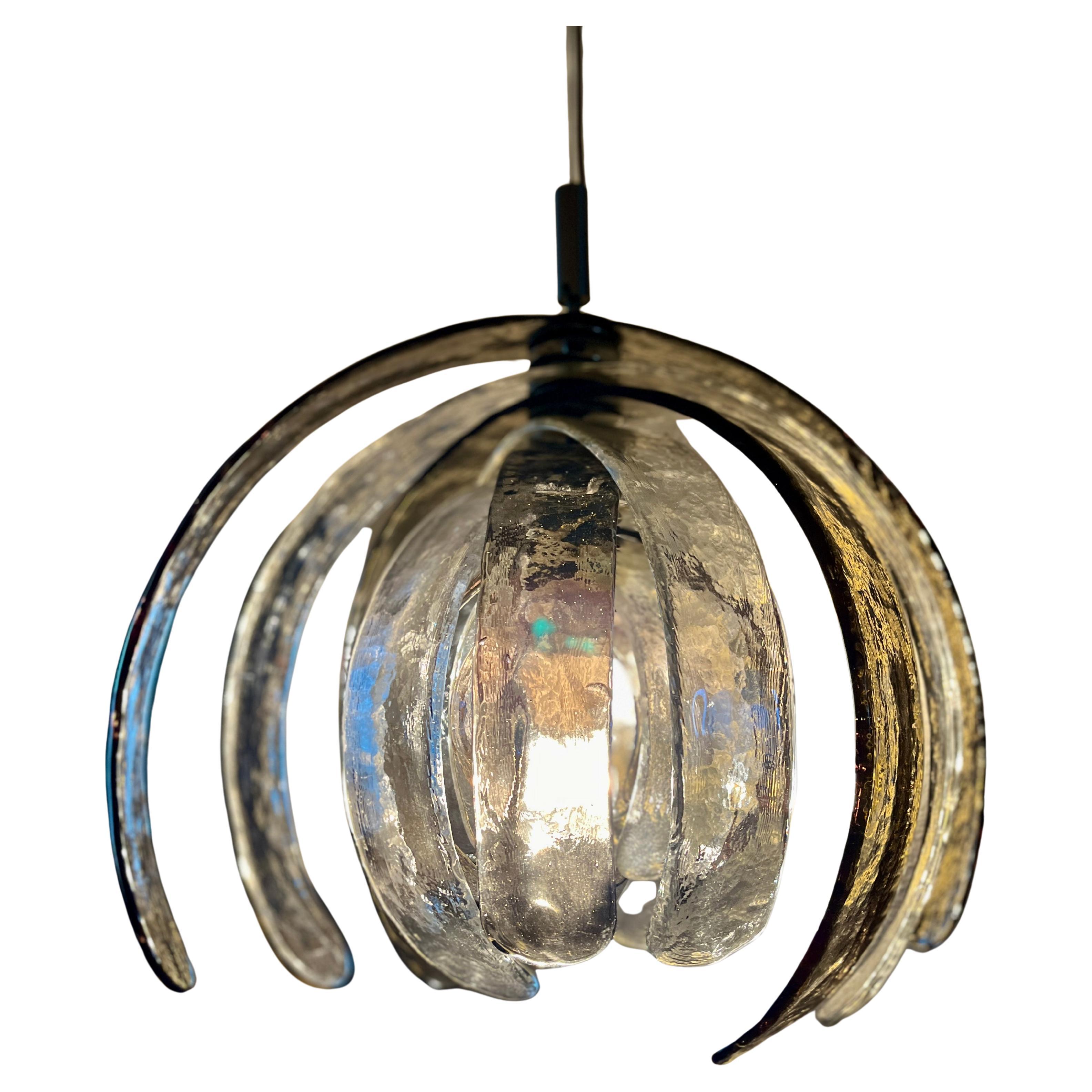 Murano hanging lamp by Carlo Nason "Artichoke"
