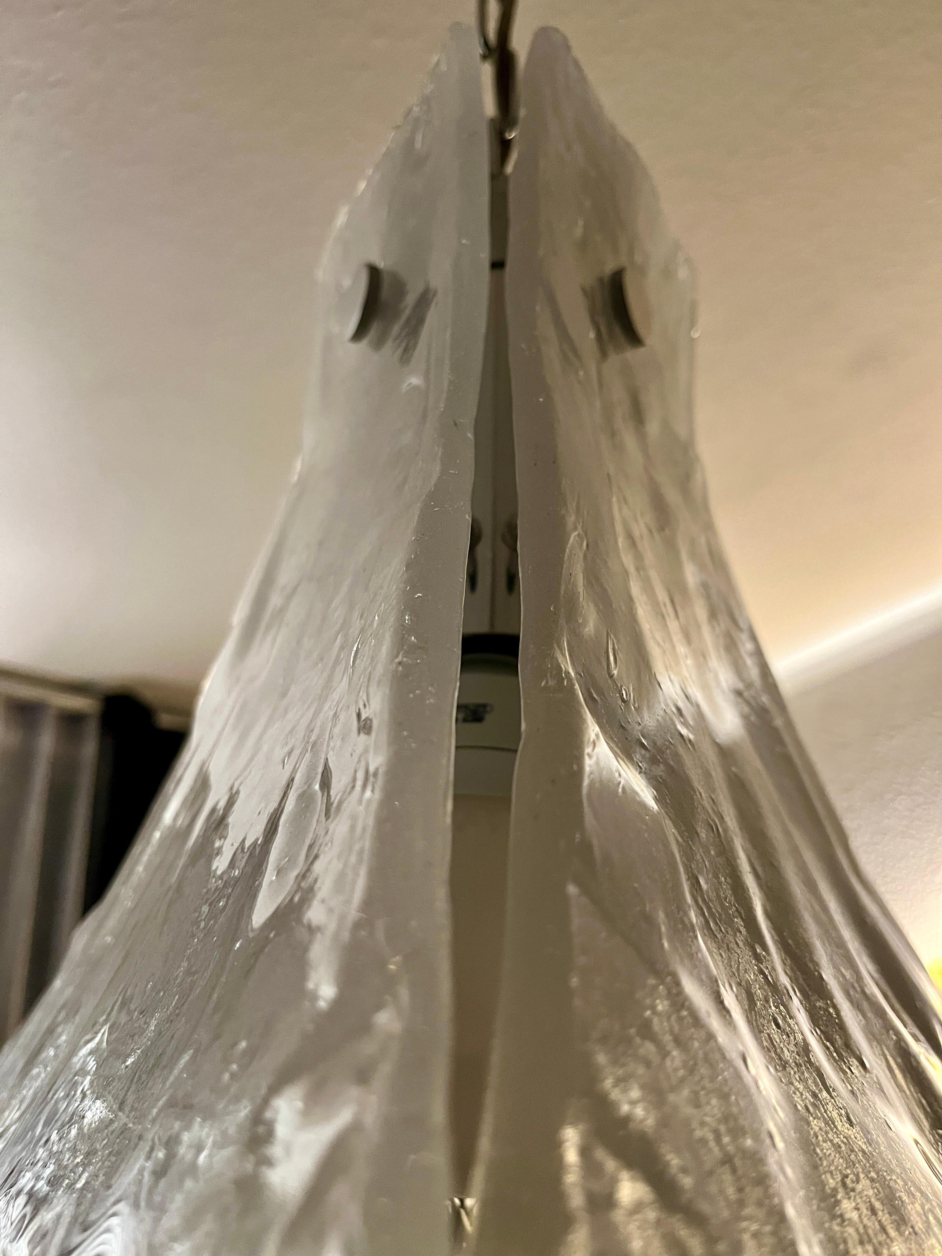 Lampada a sospensione di Murano di Carlo Nason per A.V. Mazzega in vendita 6