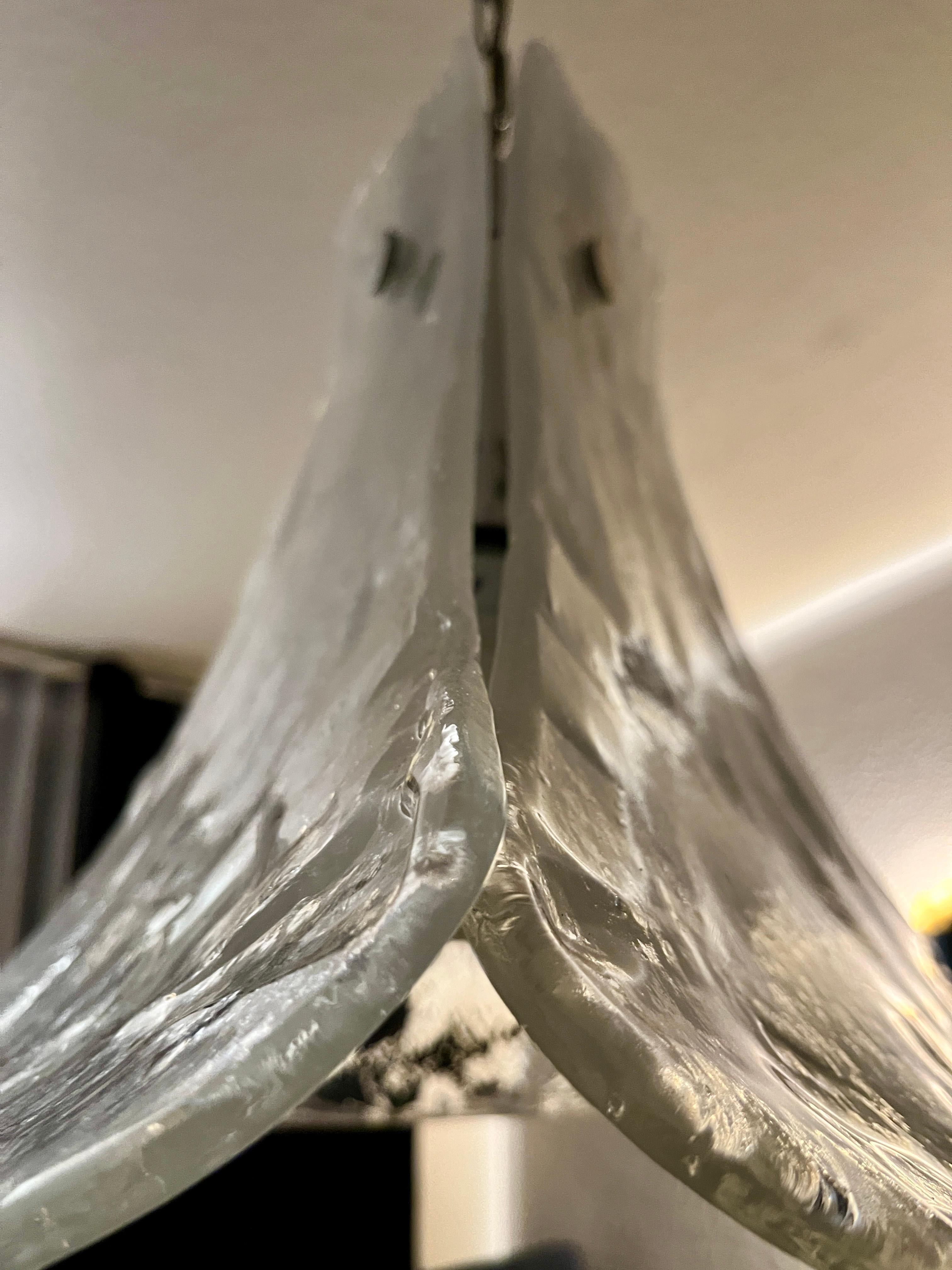 Lampada a sospensione di Murano di Carlo Nason per A.V. Mazzega in vendita 7