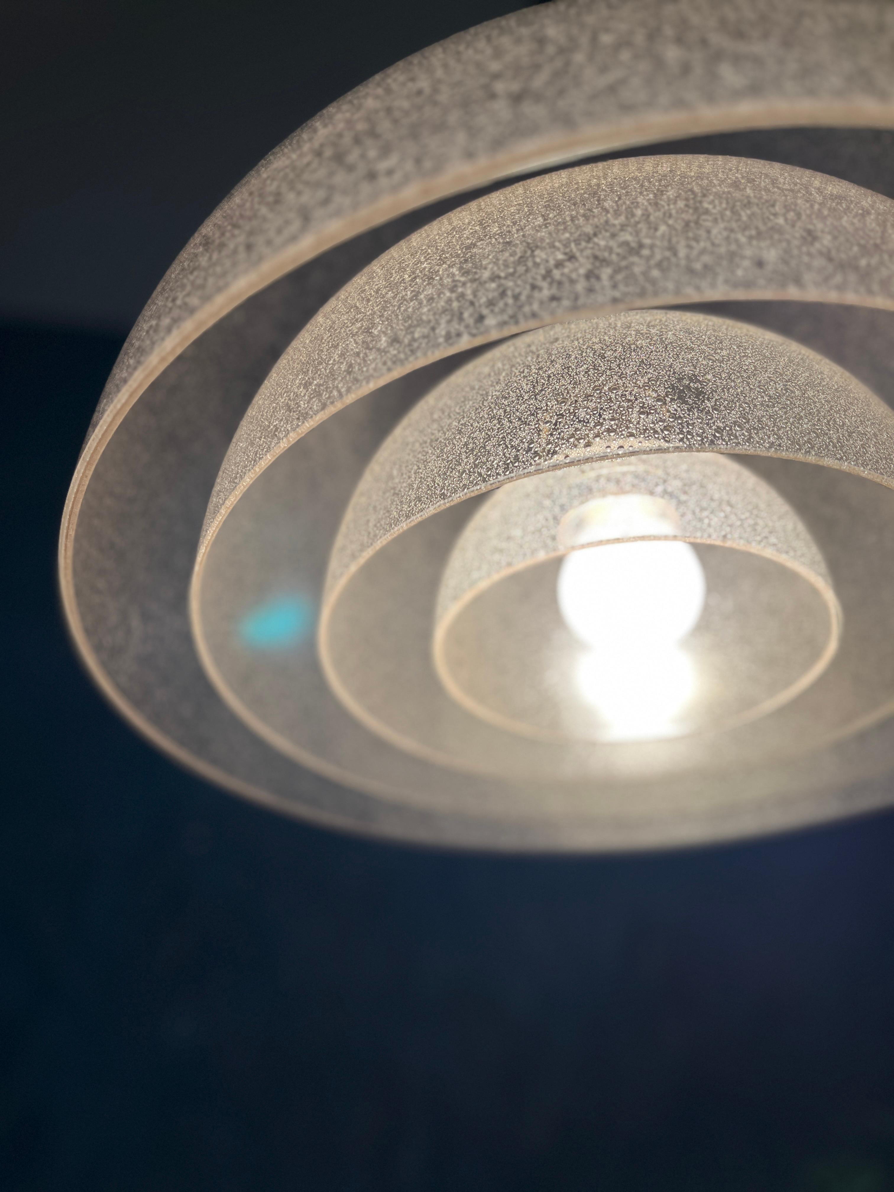 Mid-Century Modern Murano hanging lamp by Carlo Nason LT 338 Mazzega For Sale