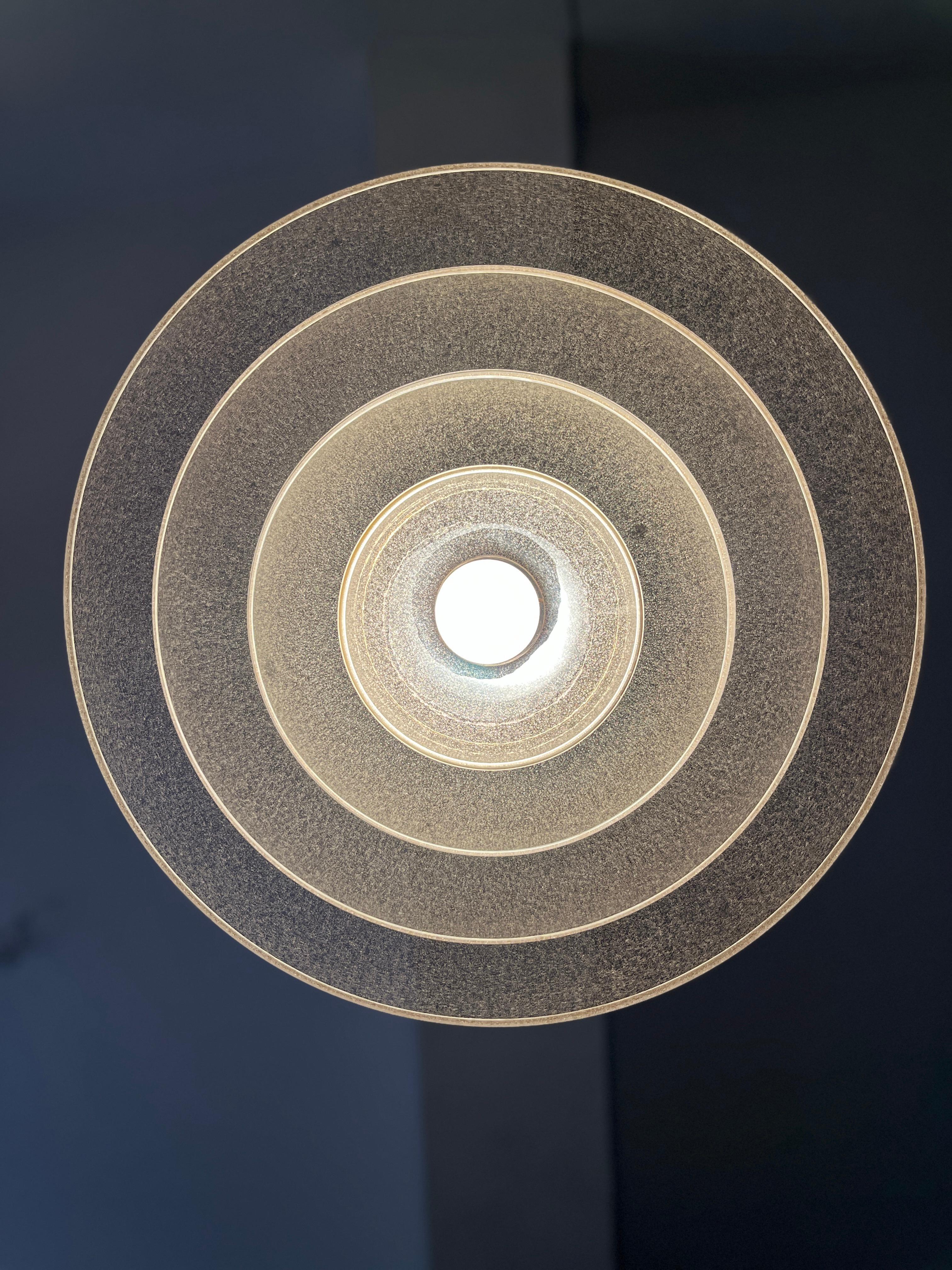 Murano hanging lamp by Carlo Nason LT 338 Mazzega For Sale 2