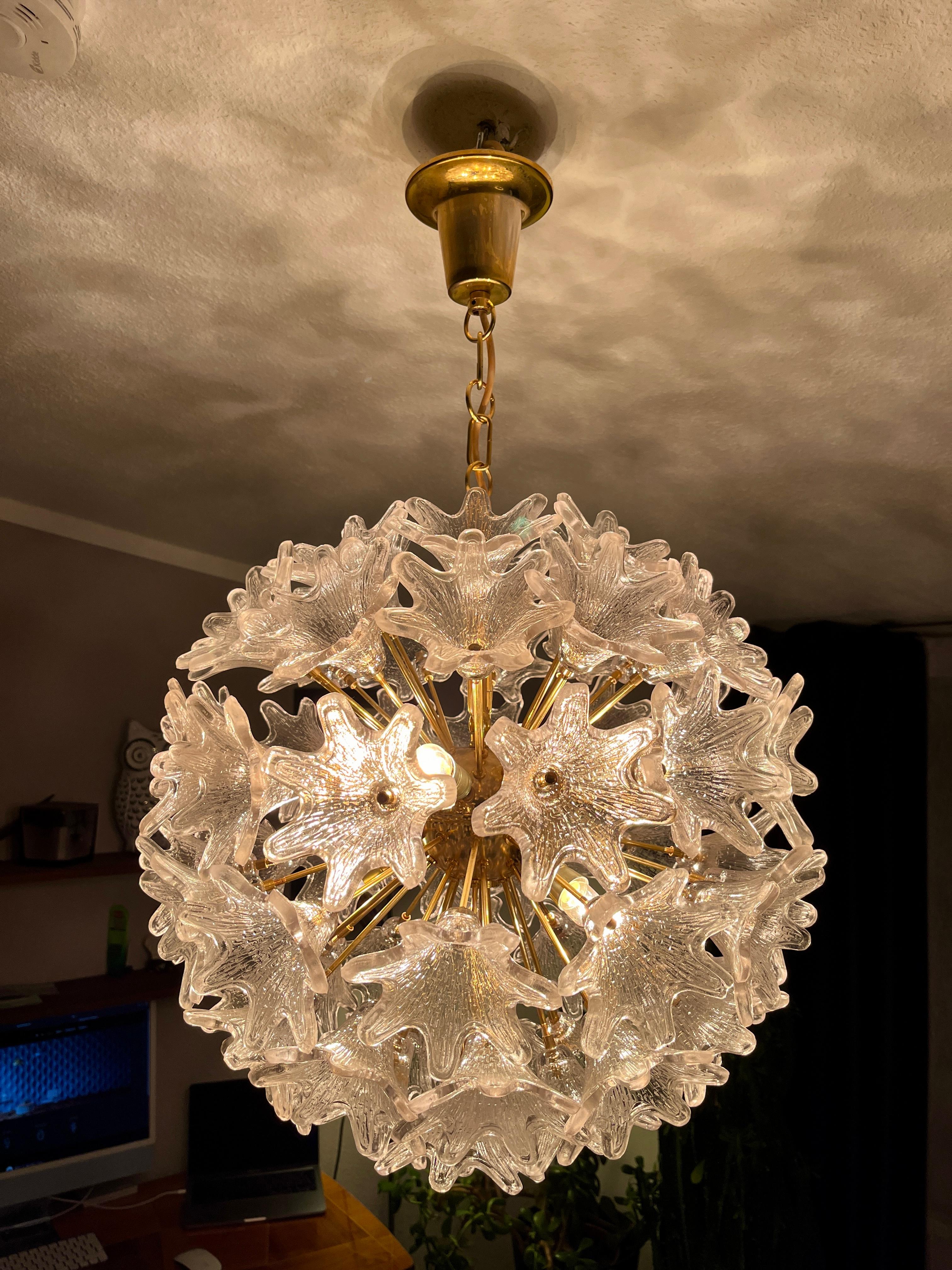 Lampada a sospensione di Murano 