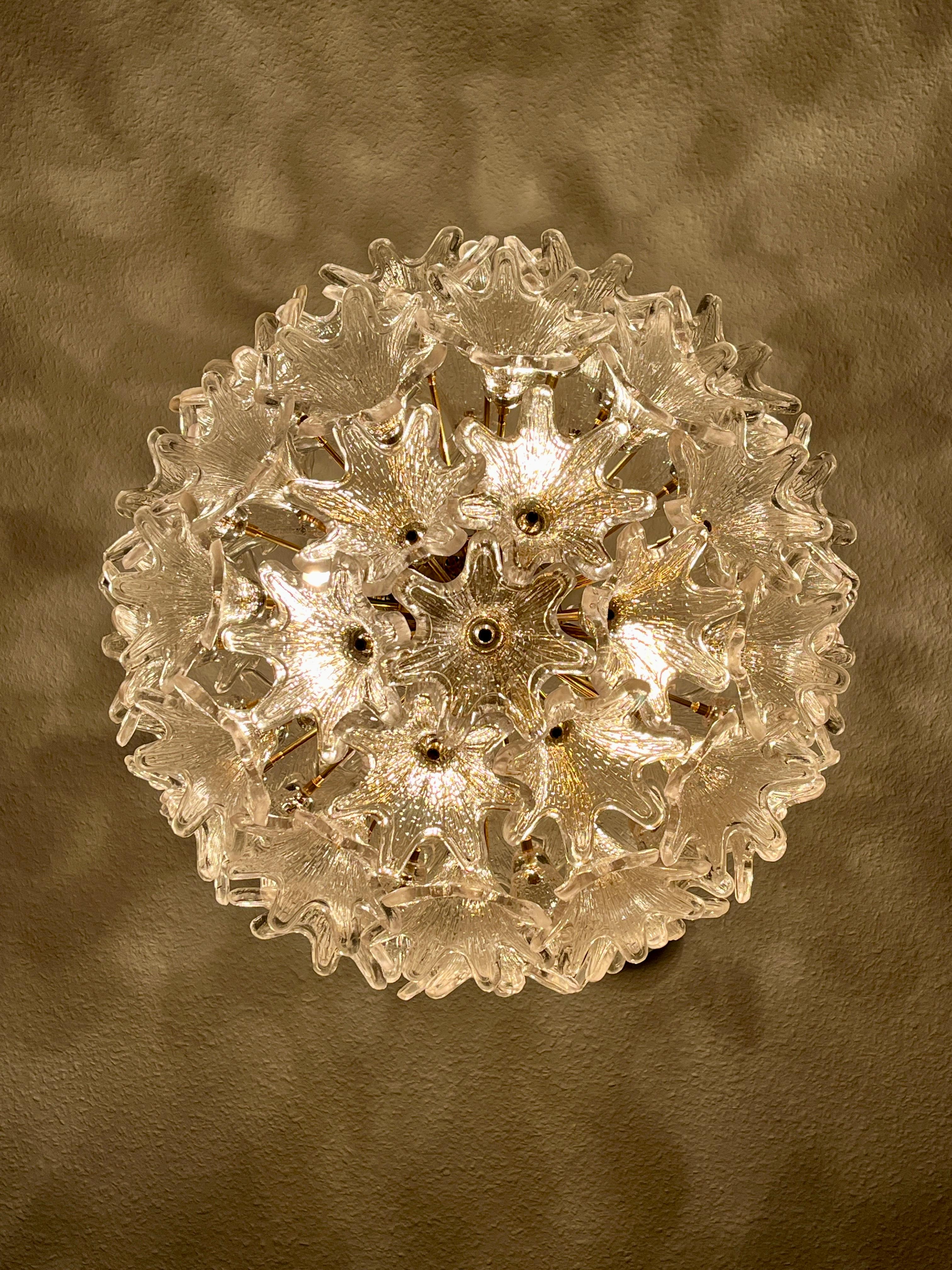 Lampada a sospensione di Murano 