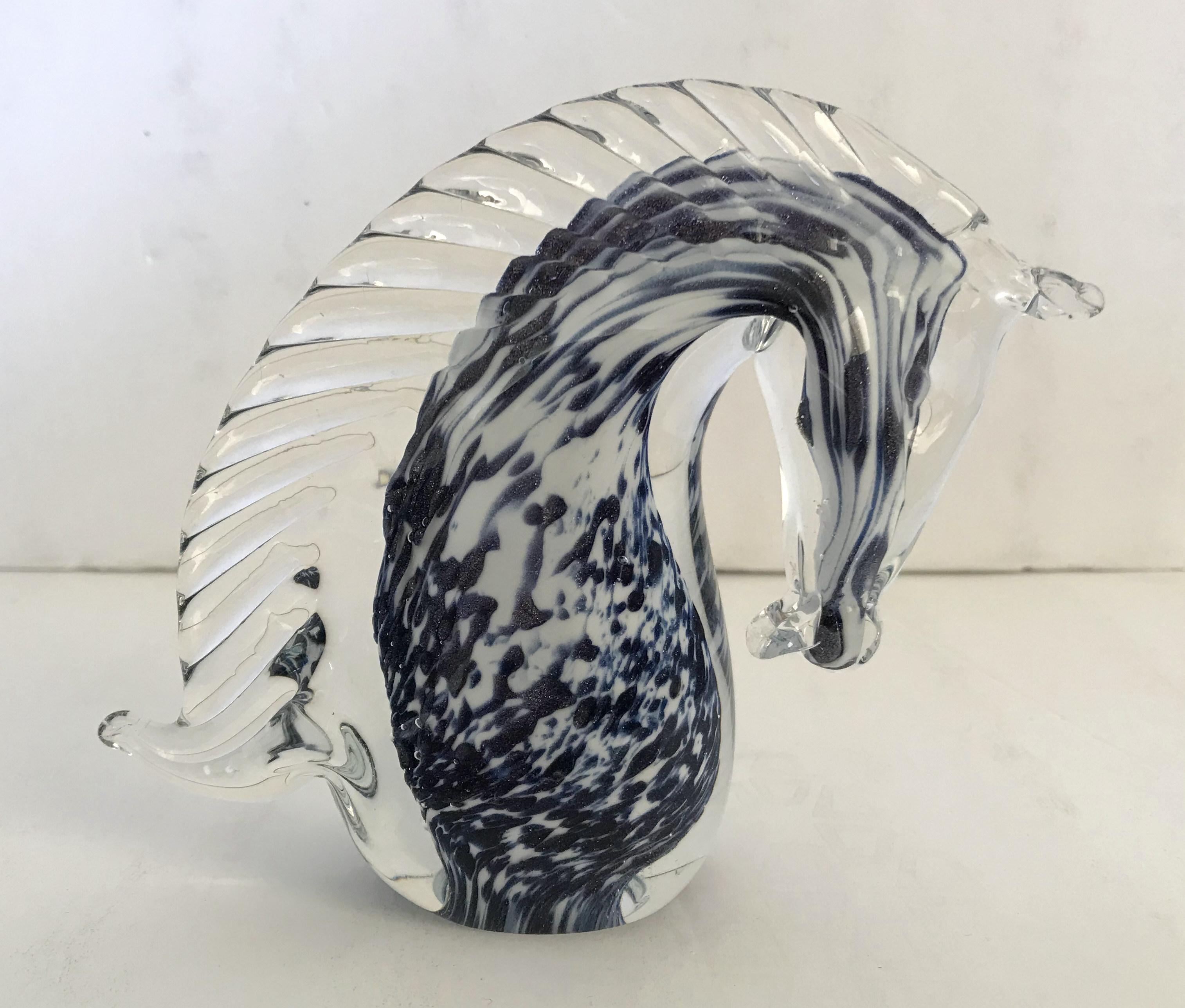 Vintage hand blown Murano glass horse sculpture / Made in Italy, circa 1980s
Original sticker on the body
Measures: Height 4.5 inches / width 5.5 inches / depth 1 inch
1 in stock in Palm Springs ON 50% OFF SALE for $299 !!
Order Reference #: