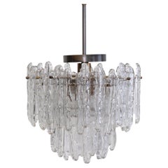 Murano-Eisglas-Kronleuchter von J. Kalmar, Österreich 1960er Jahre
