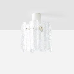 Lámpara empotrada de cristal Murano Ice de J.T. Kalmar