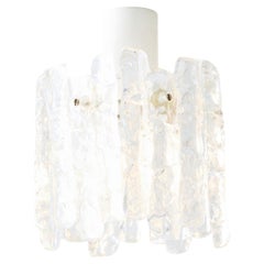 Lámpara empotrada de cristal Murano Ice de J.T. Kalmar