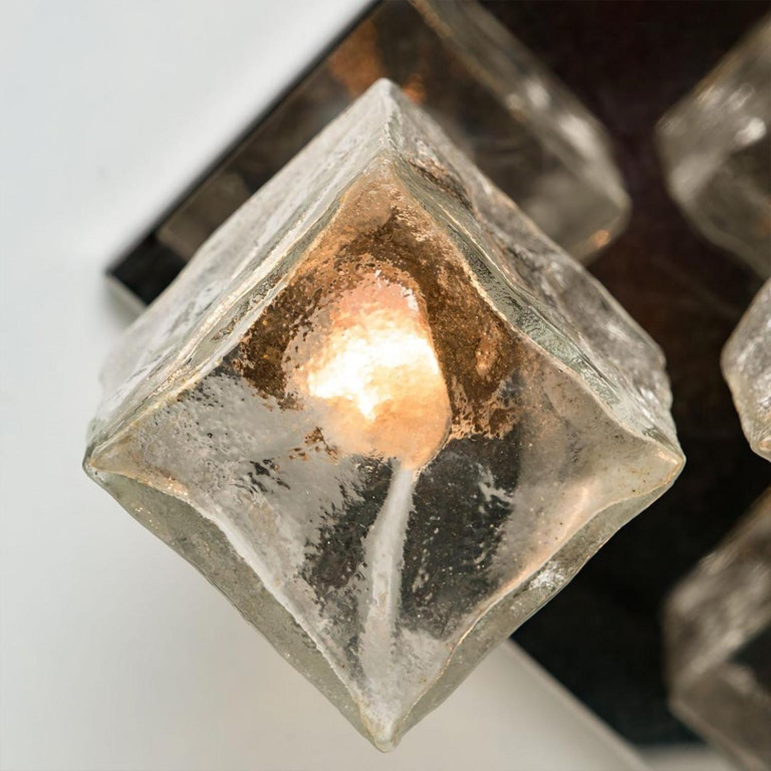 Encastré en verre de Murano par Kalmar, Autriche, années 1960 en vente 2