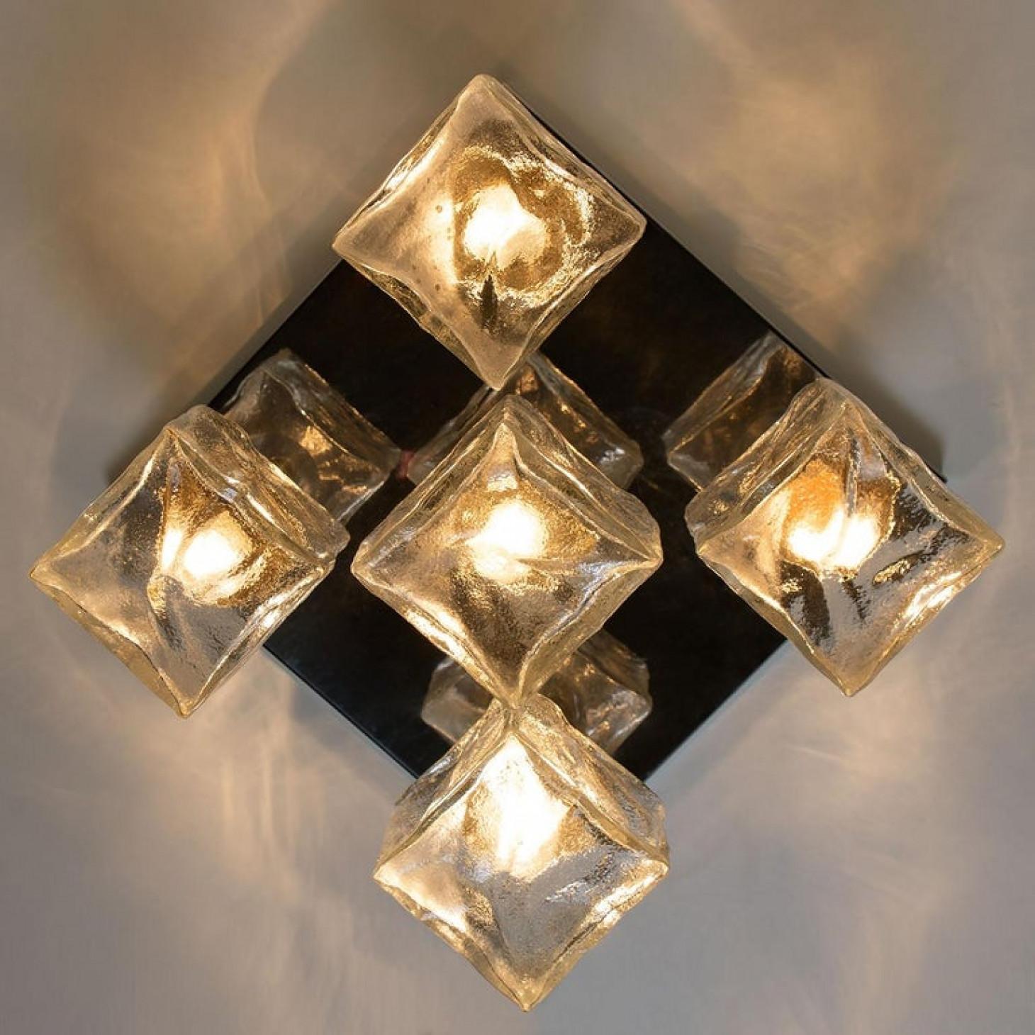 Autre Encastré en verre de Murano par Kalmar, Autriche, années 1960 en vente