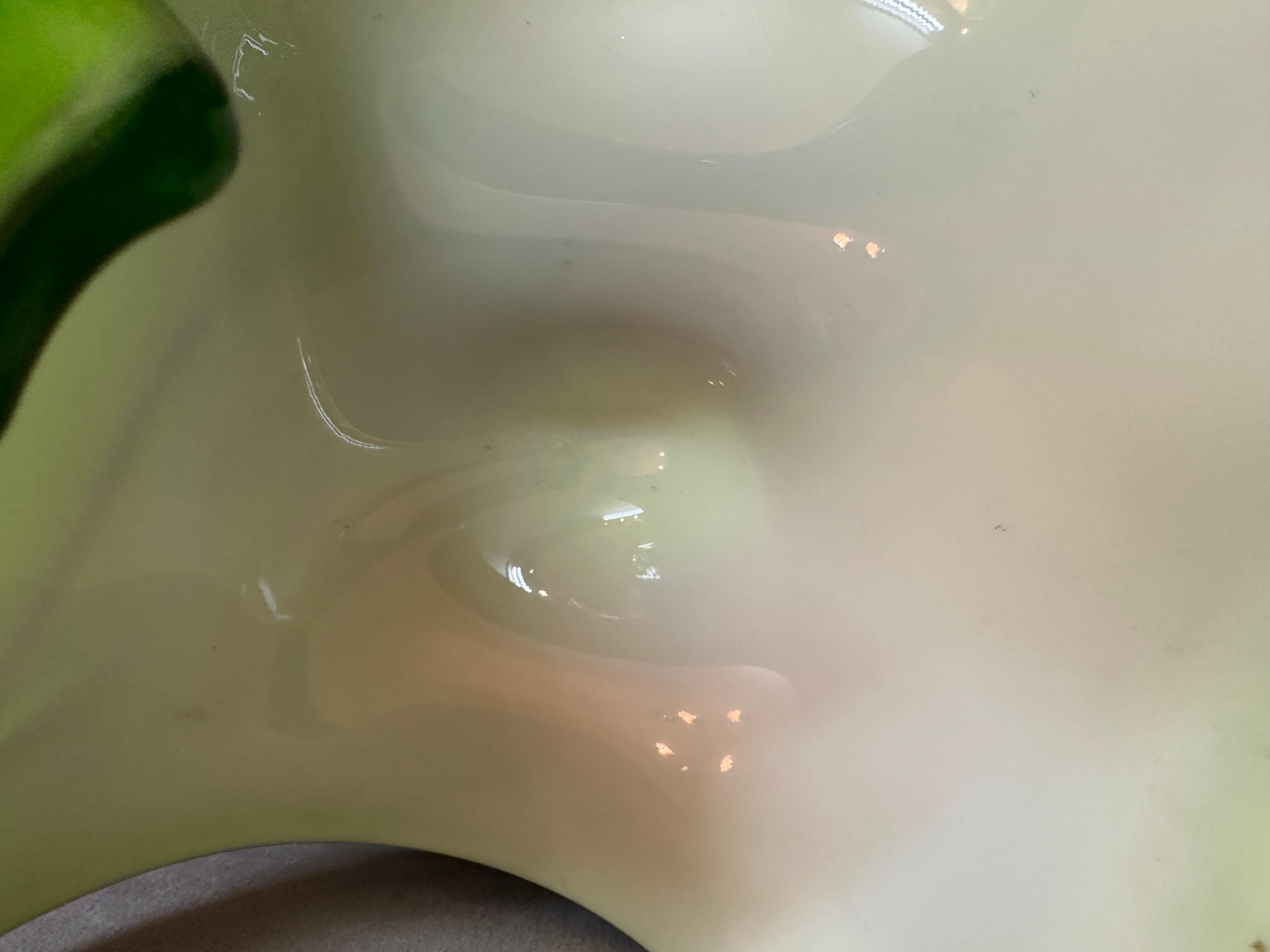 Murano en vert, 1930, italien en vente 5