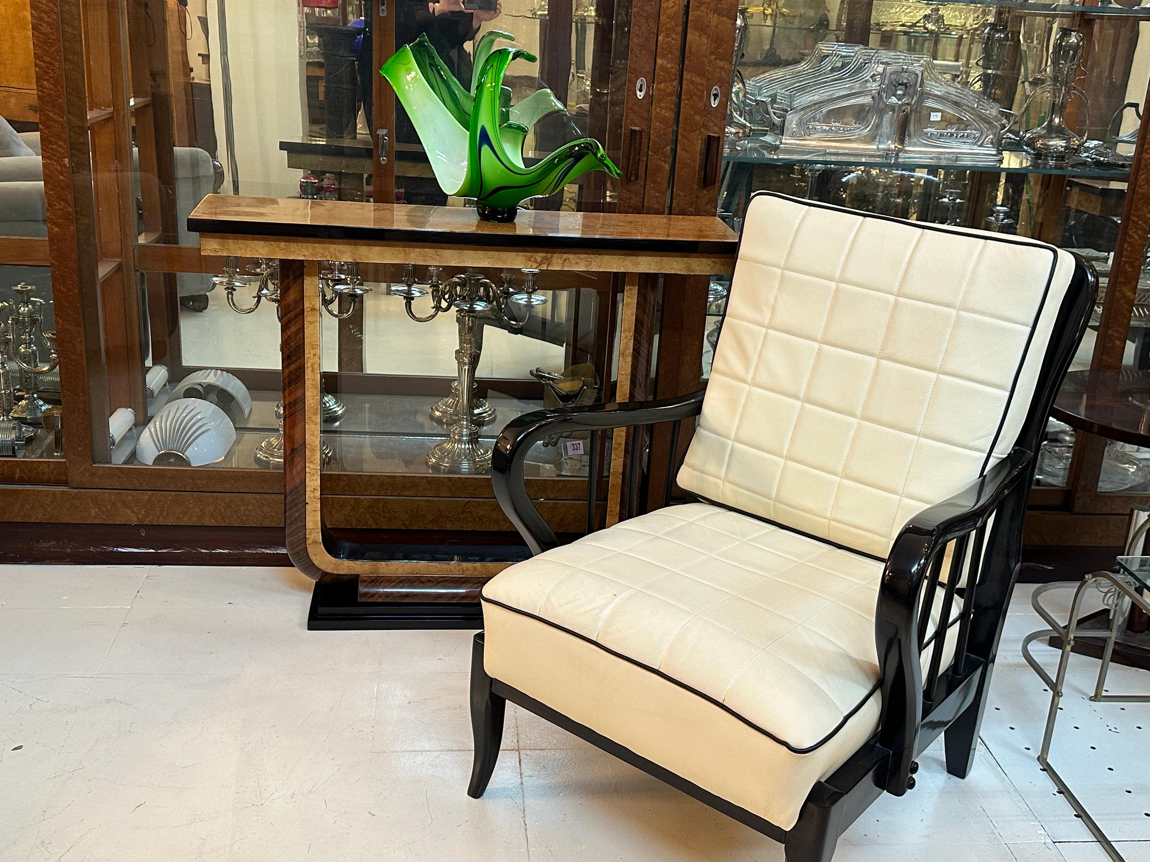 Art déco Murano en vert, 1930, italien en vente