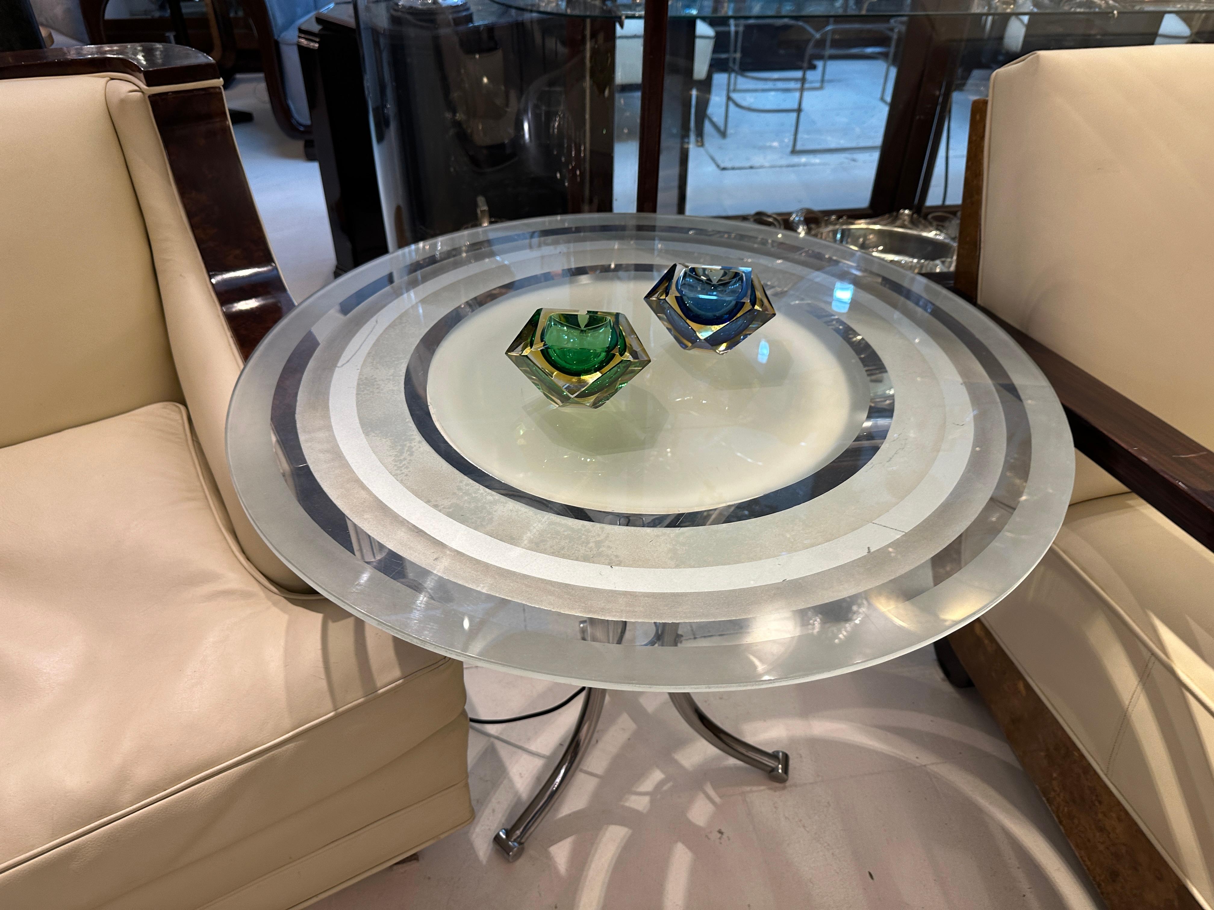 Murano in green and yellow,  1950, Attributed to Flavio Poli, Italian For Sale 4