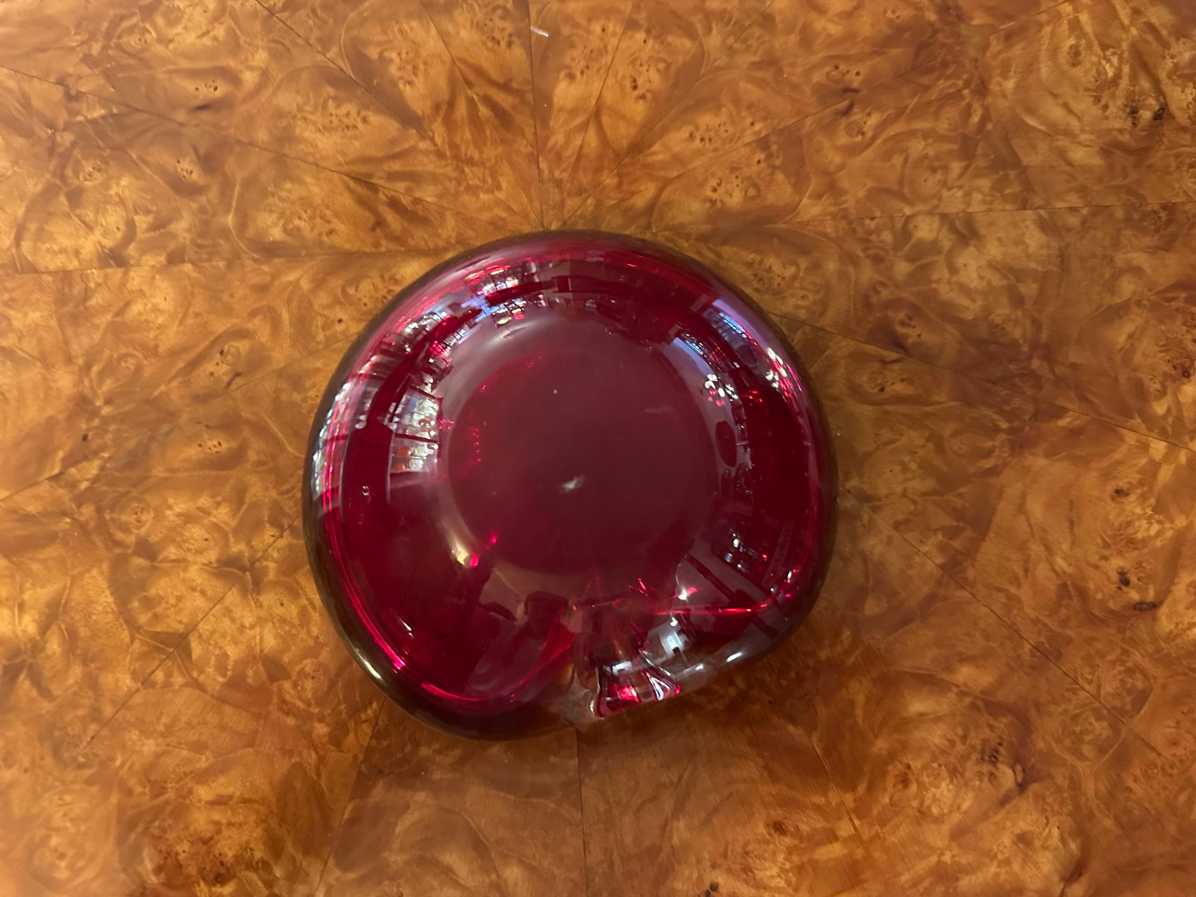 Murano in rosso, 1950, italiano in vendita 7