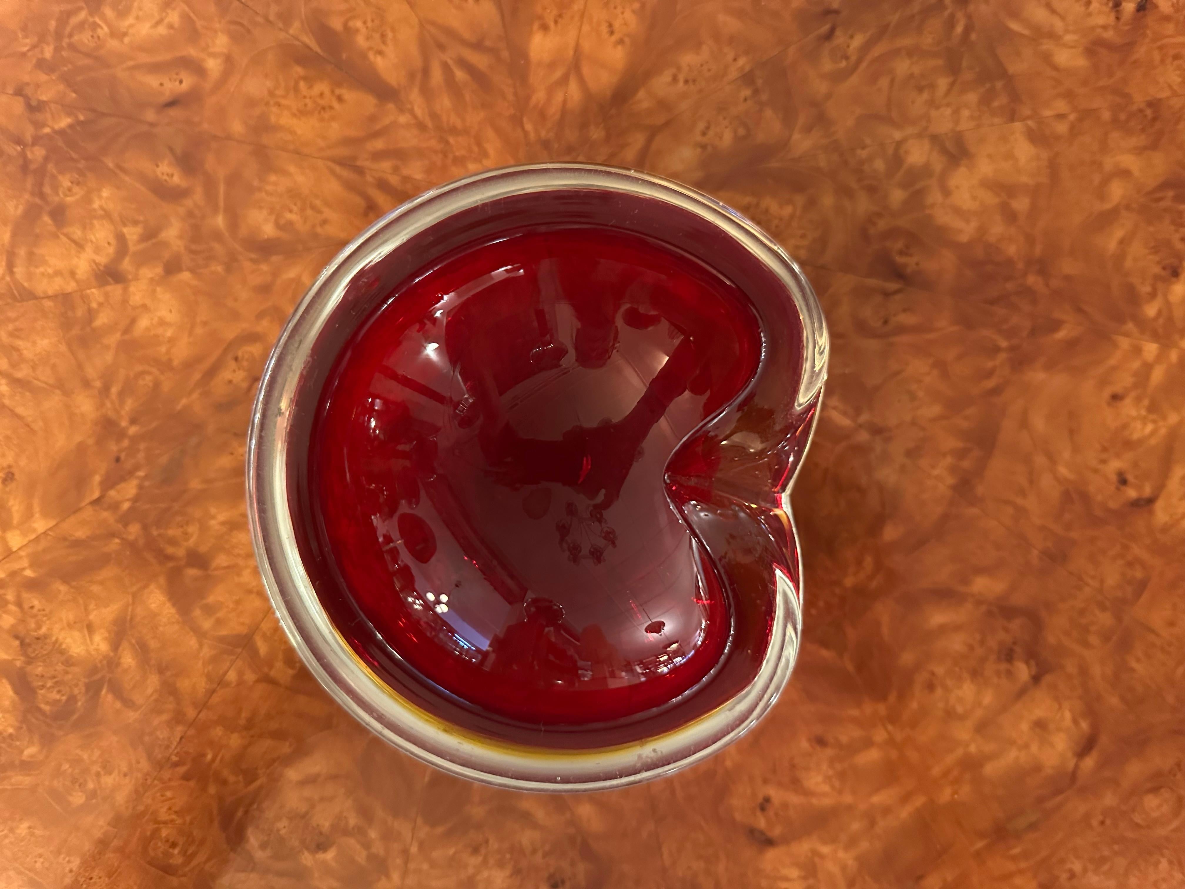 Murano in rosso, 1950, italiano in vendita 8