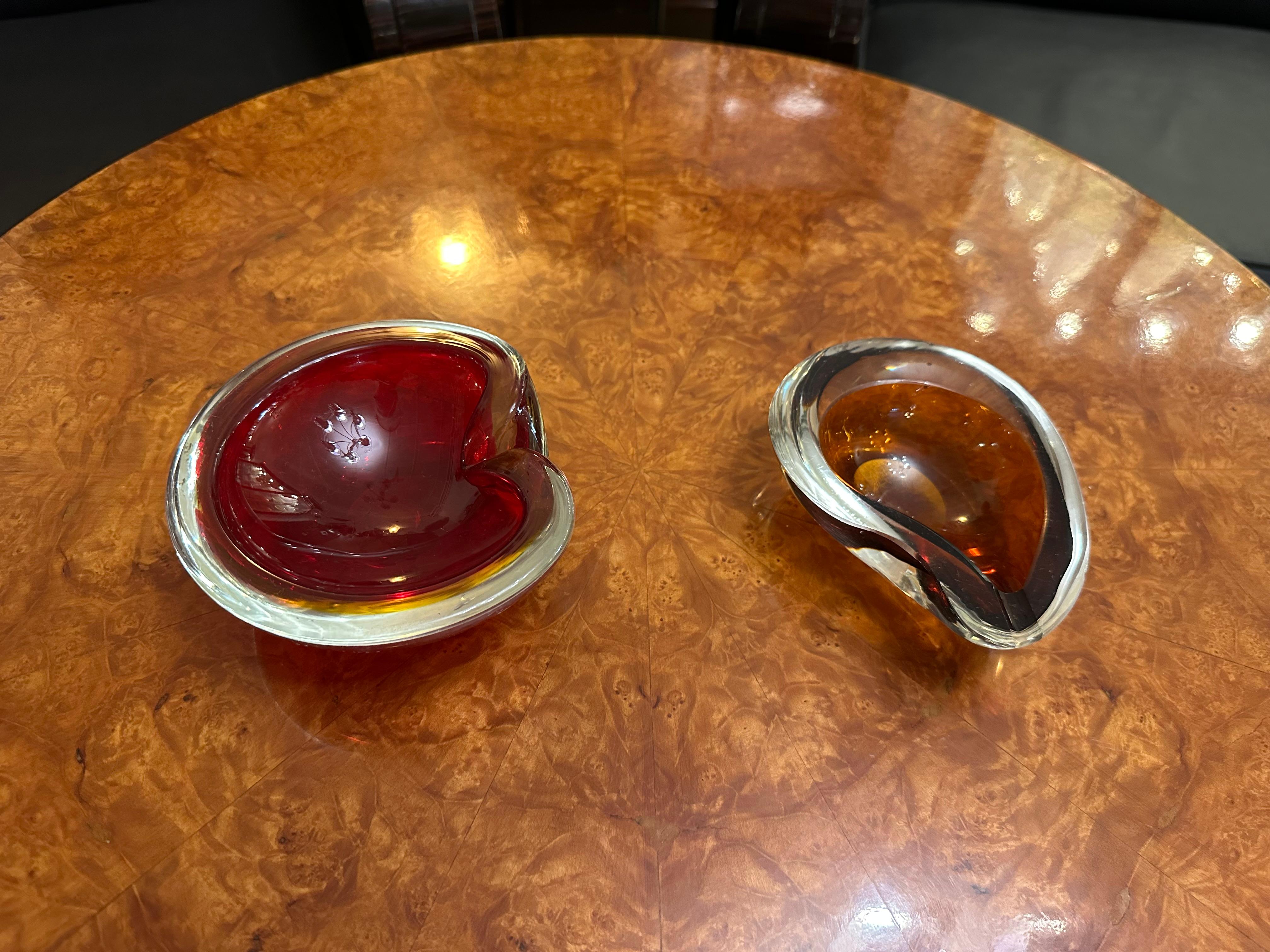 Metà XX secolo Murano in rosso, 1950, italiano in vendita