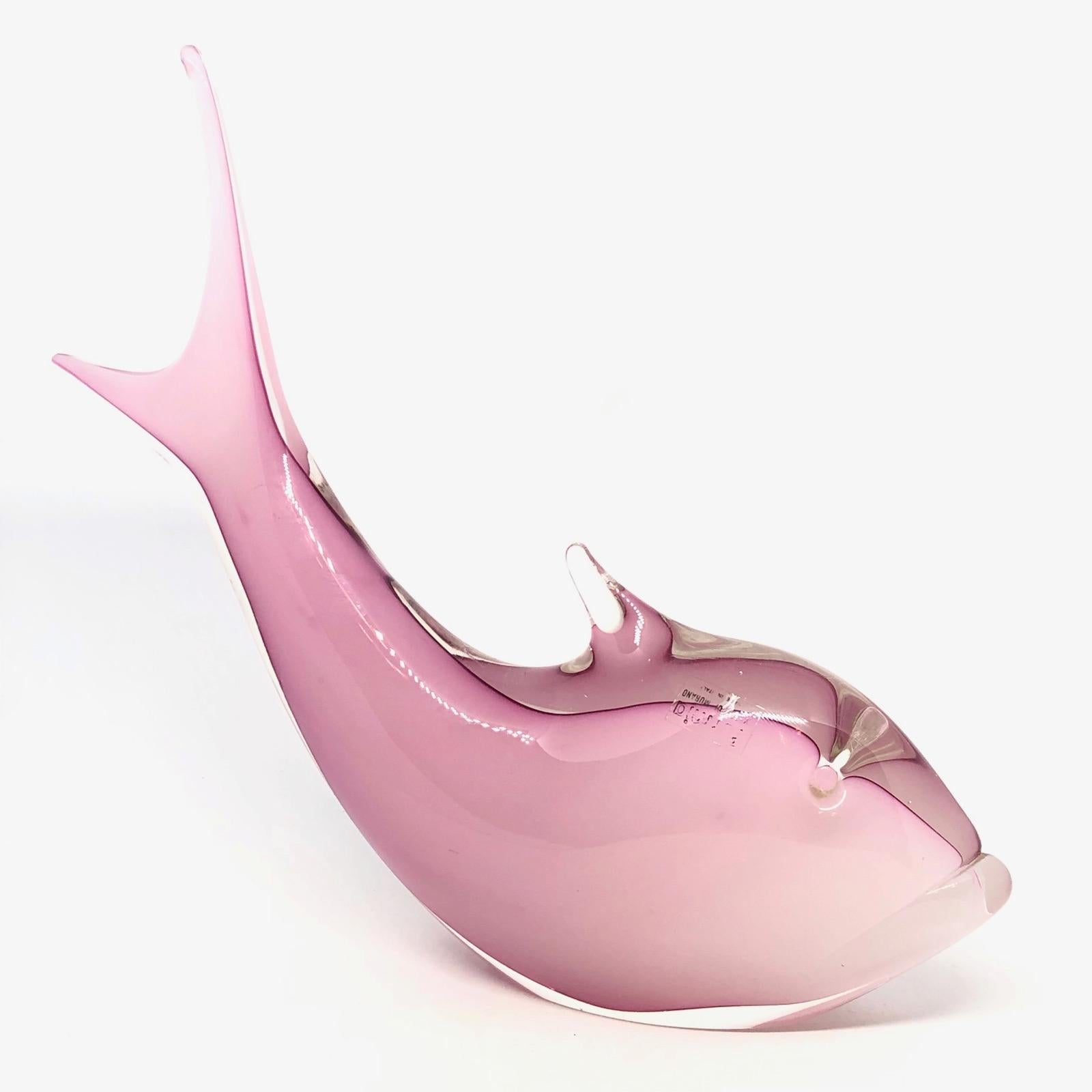 murano glass fish sculpture