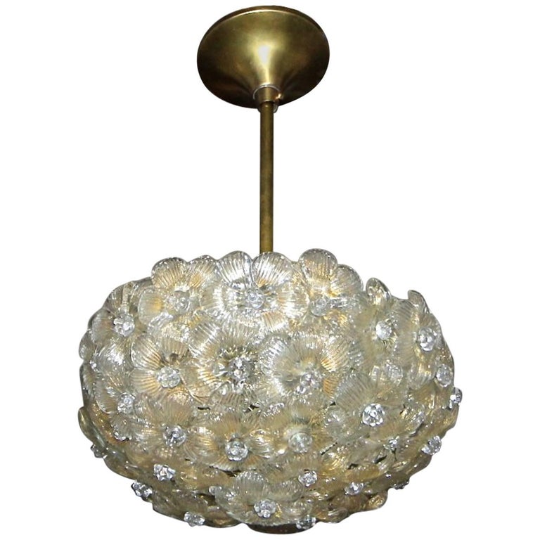 Murano Italian Glass Fl Flower Light Ceiling Pendant For At Murano Italian Glass Fl Flower Light Ceiling Pendant For