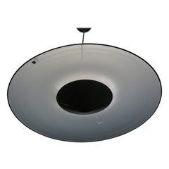 Lampada a sospensione in vetro di Murano, anni '70