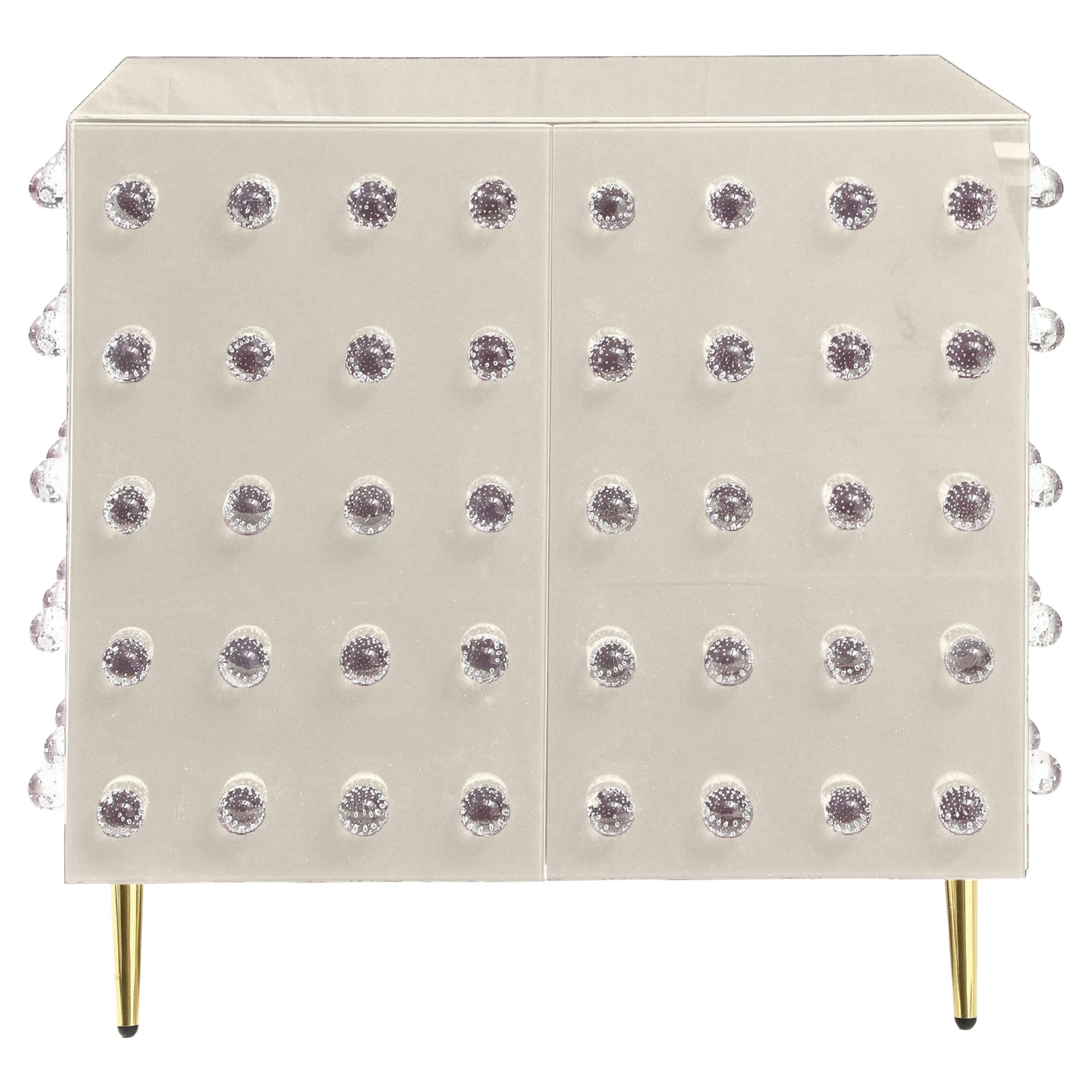 Murano Italian white  Cabinet Ninety Jewelry Available Justfurnituress Designer For Sale