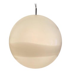 Murano, Italy 1970s Large Globe Pendant Light