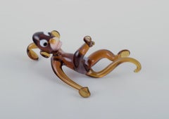 Murano, Italy. A collection of four miniature glass animal figurines, 1960/70s