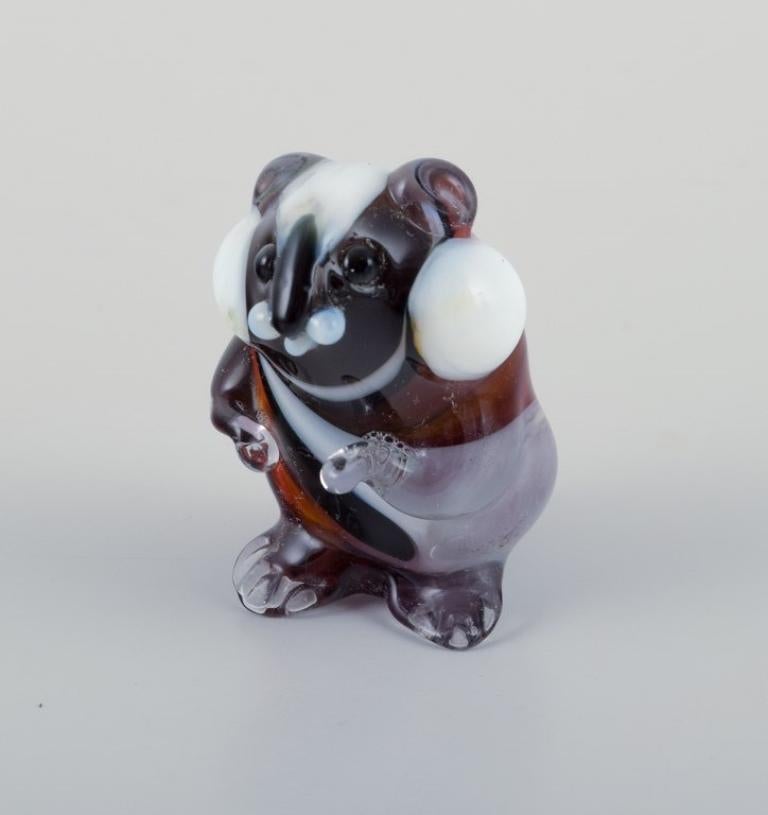 Murano, Italy. A collection of four miniature glass rodent figurines in colored art glass.
1960s/1970s.
The largest one measures: H 4.0 cm x 3.0 cm.
In perfect condition.