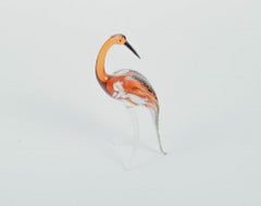 Murano, Italy, a Collection of Six Miniature Glass Figurines of Animals
