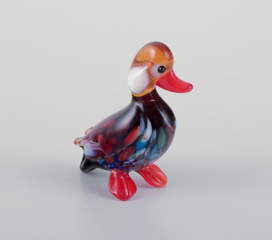 Murano, Italy. Collection of four miniature glass bird figurines. For Sale 1