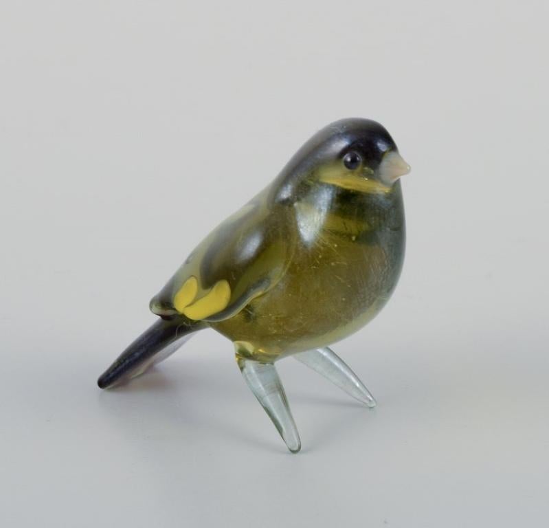 Murano, Italie. The Collective of four miniature glass bird figurines. en vente 3