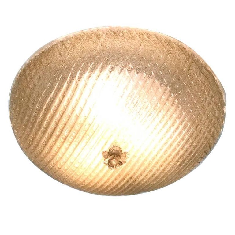 Murano Italy Large Ceiling Mount Light Fixture At 1stdibs